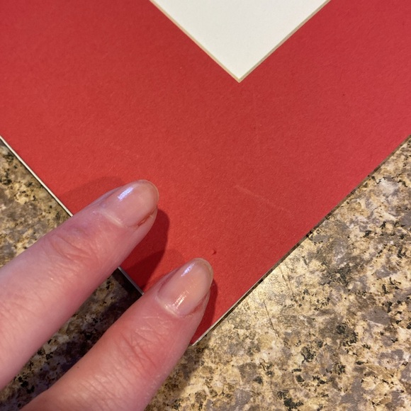 Kathy Harmon 2004 Woman in Purple Dress Red Hat Matted Print Paris - Picture 11 of 16